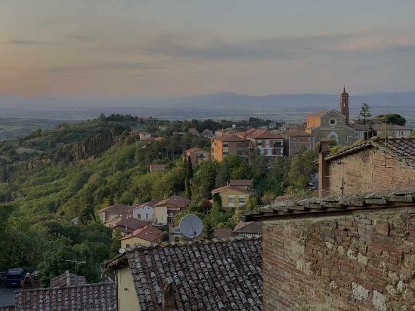 Sunset over Montepulciano