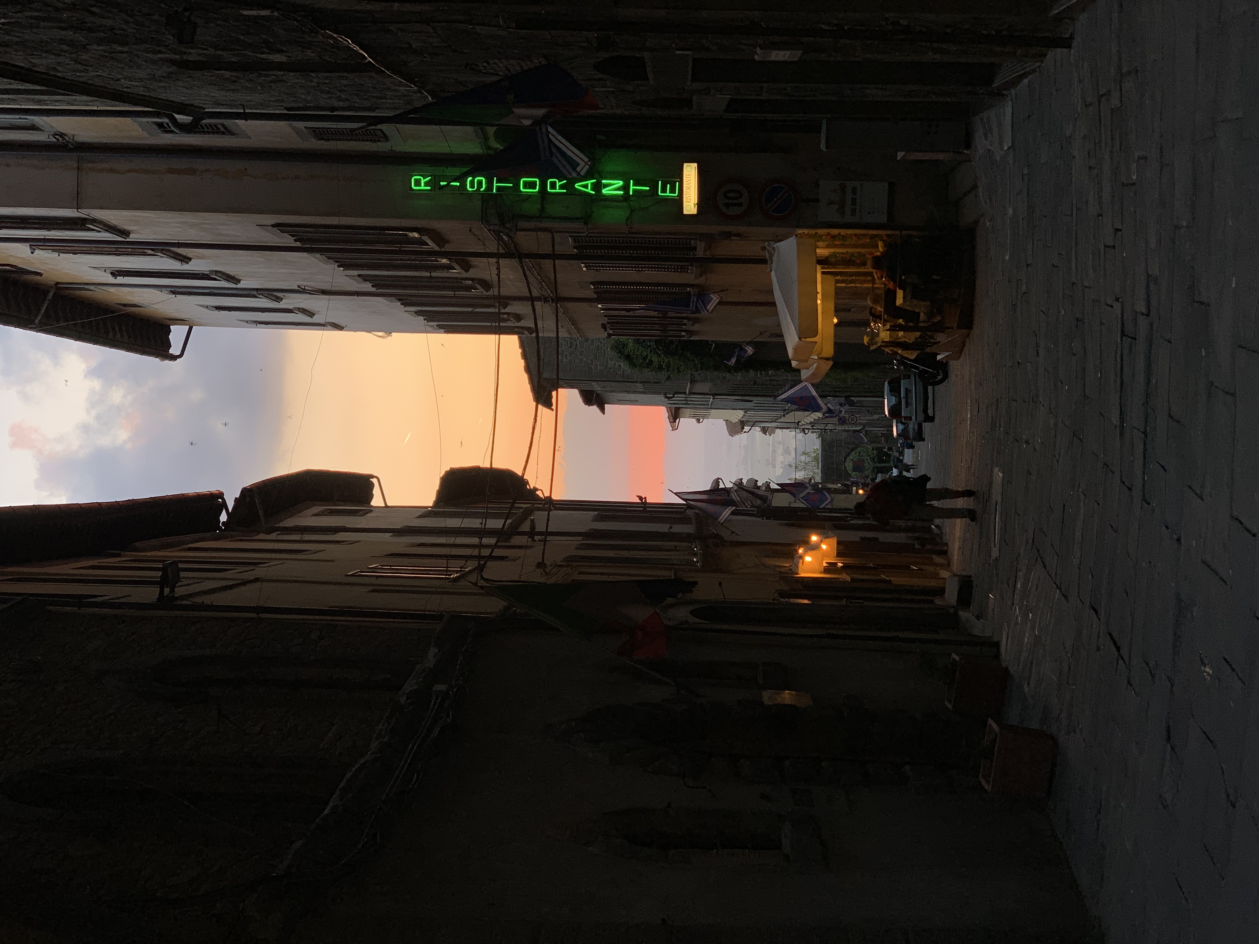 Sunset over Cortona