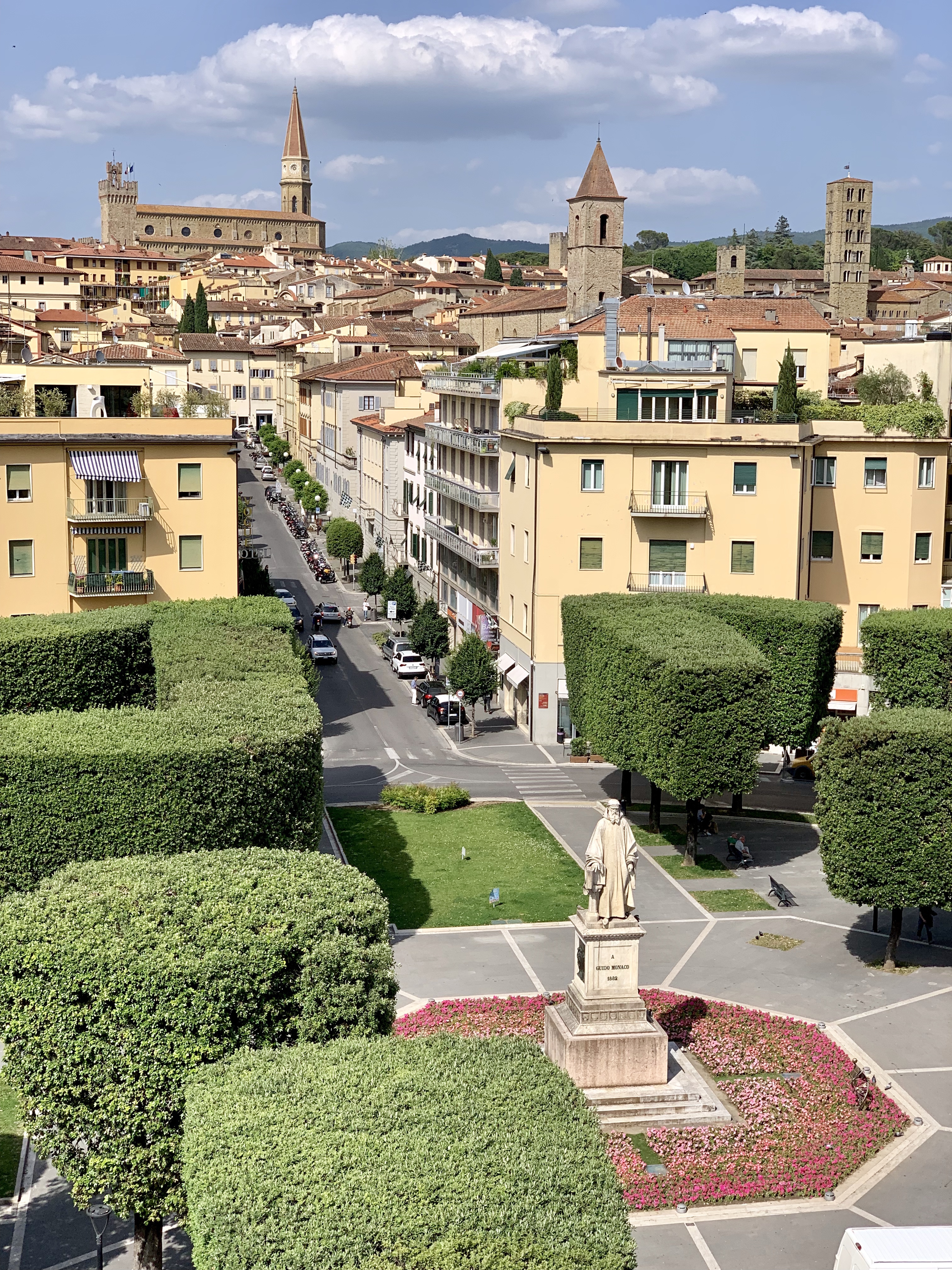 View from the terrazza on top of our hotel