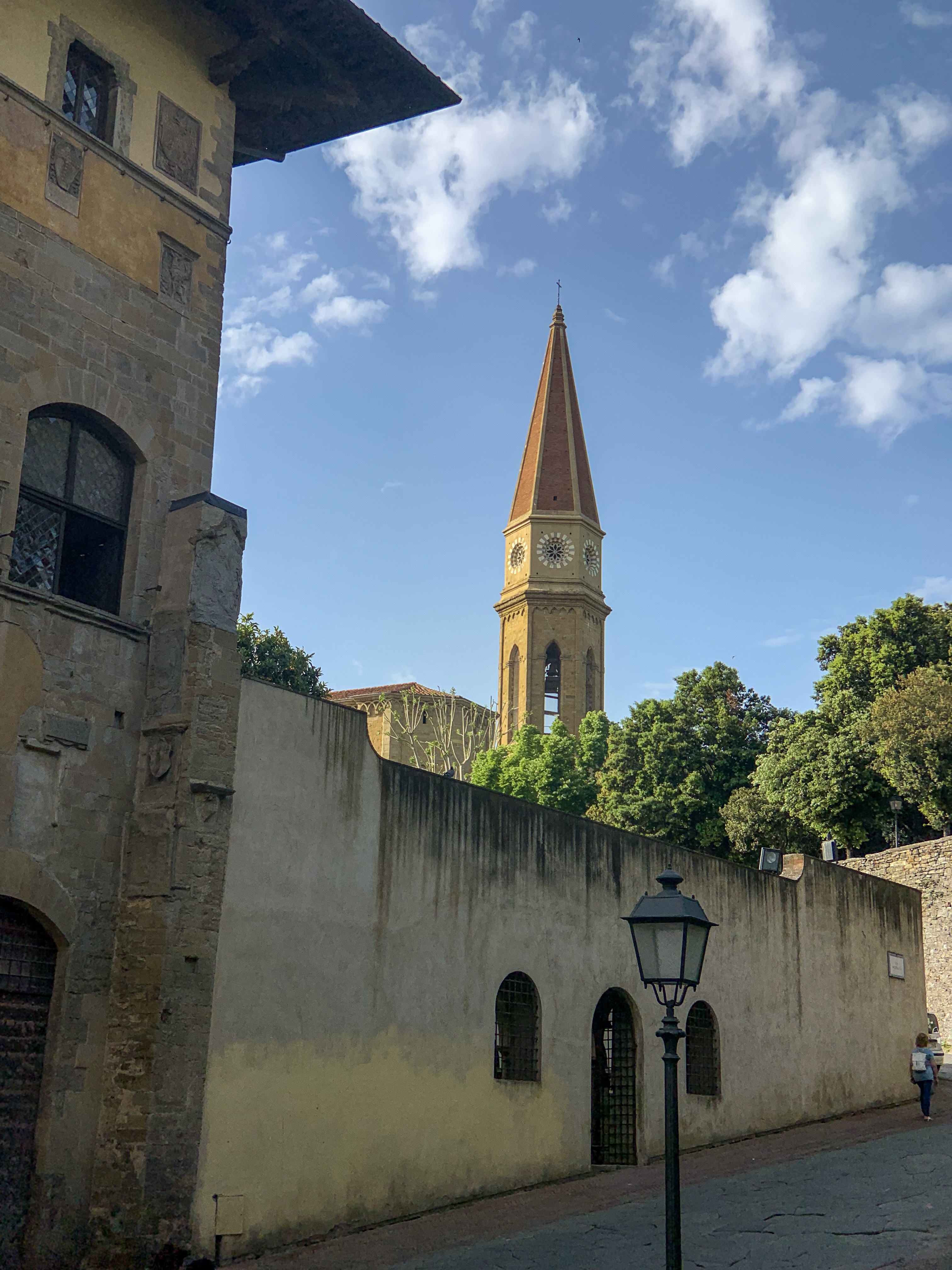 The spire of the cathedral