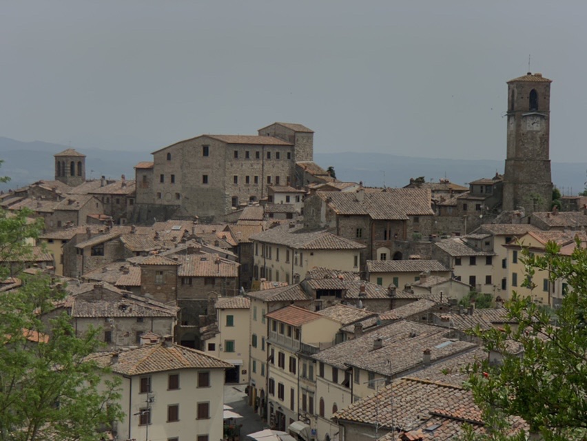 Skyline of Anghiari’s old city