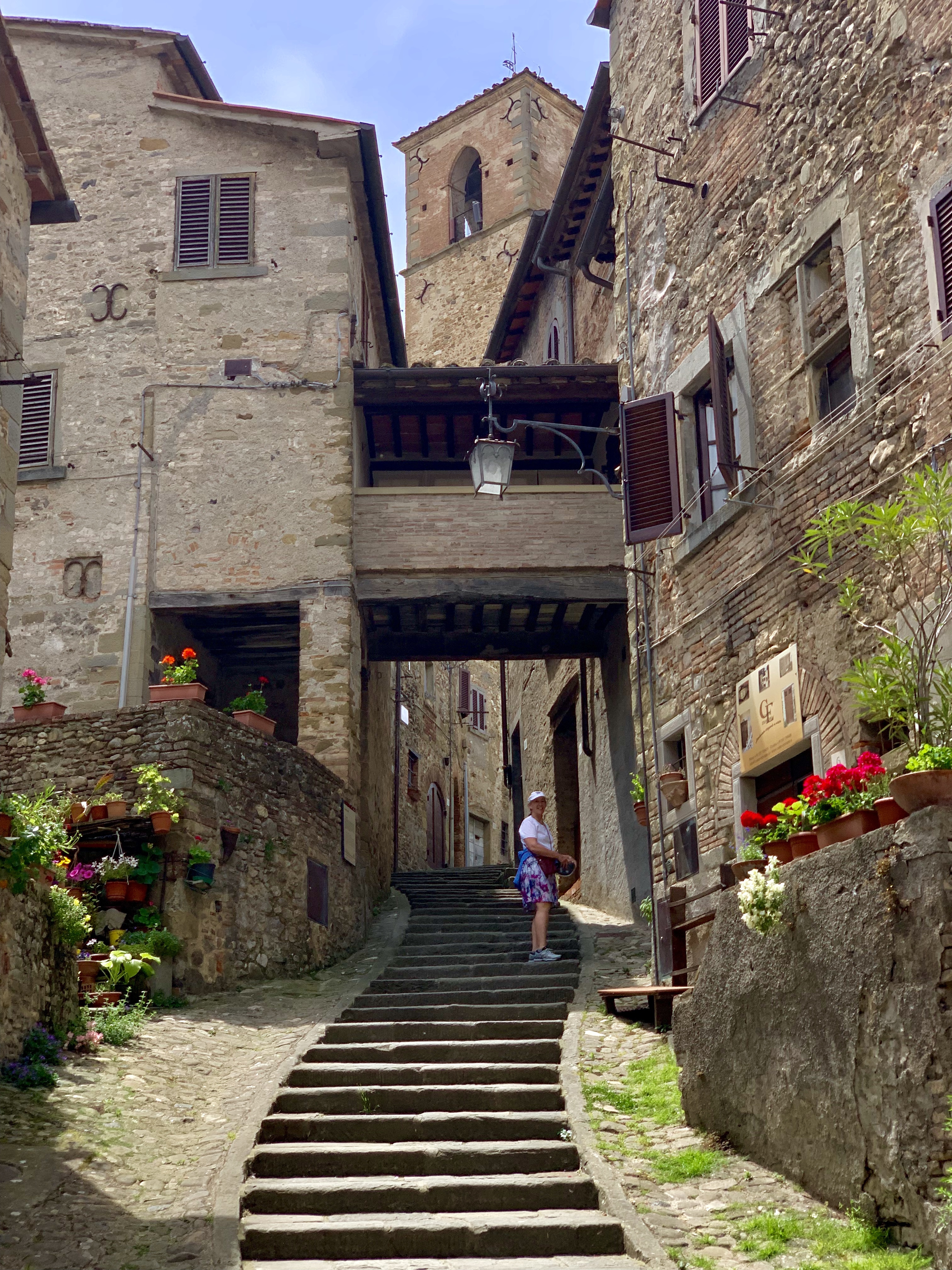 Stairs through Anghiari