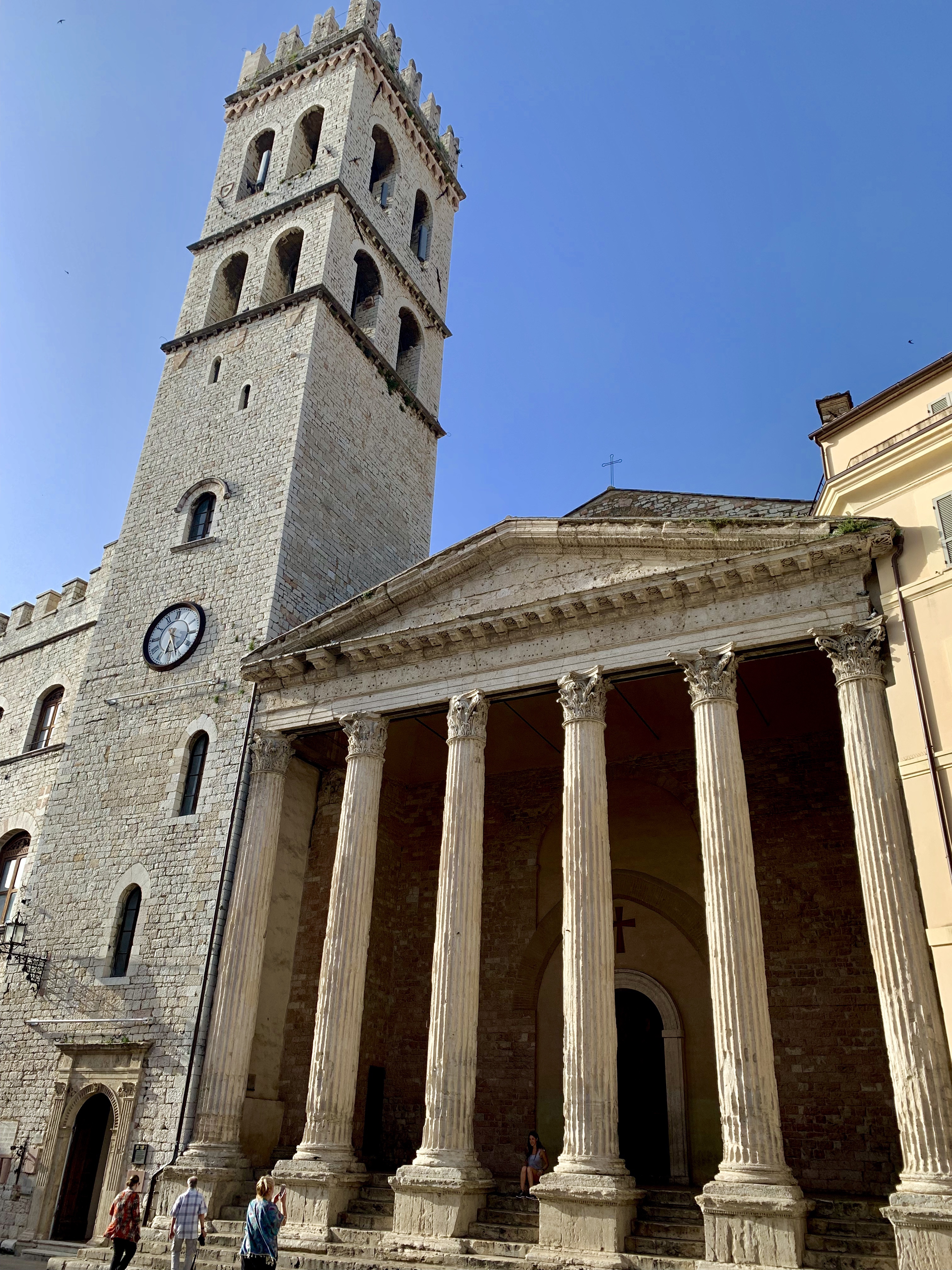 The Temple of Minerva in Assisi