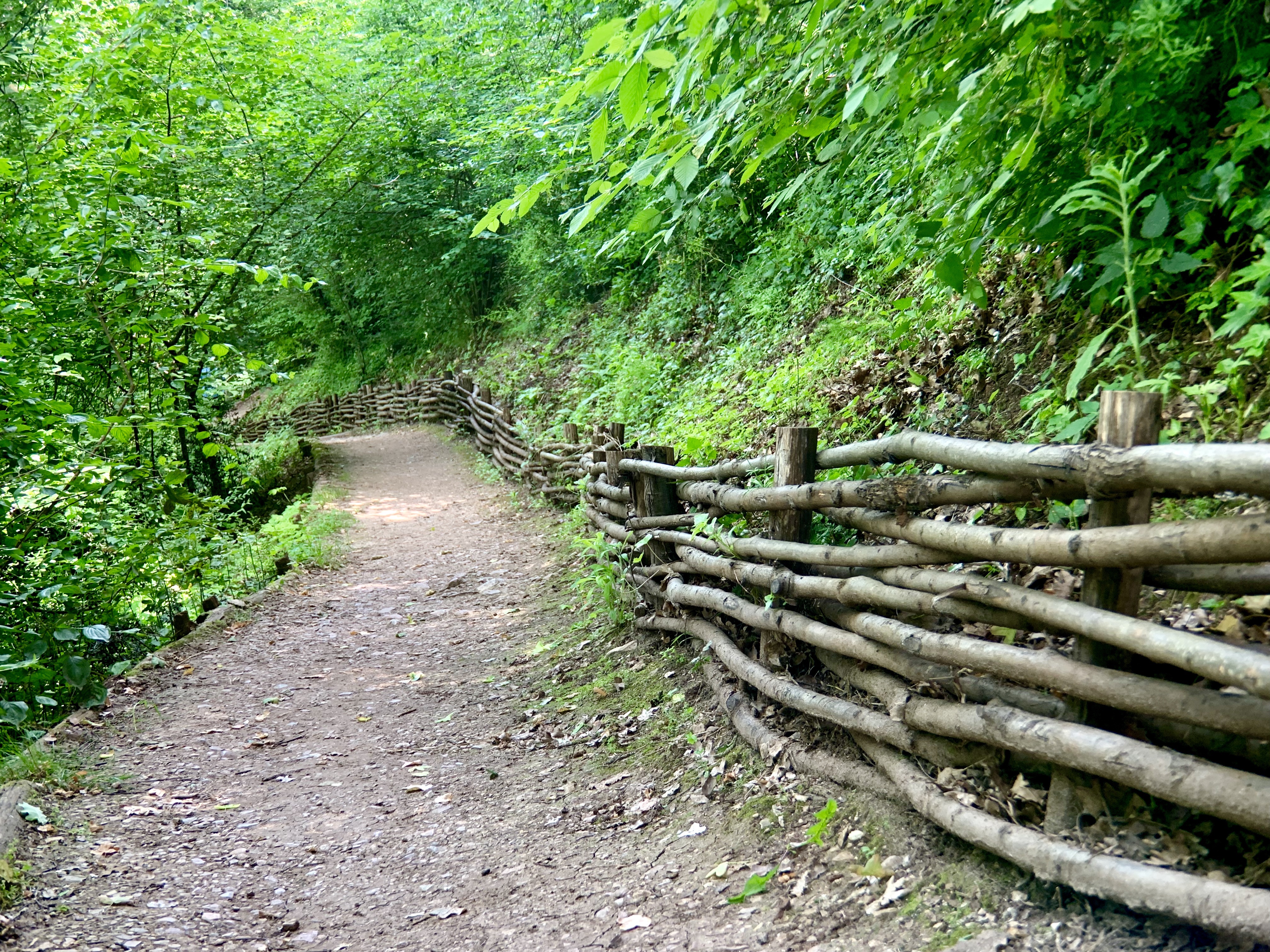 An unusual form of retaining structure