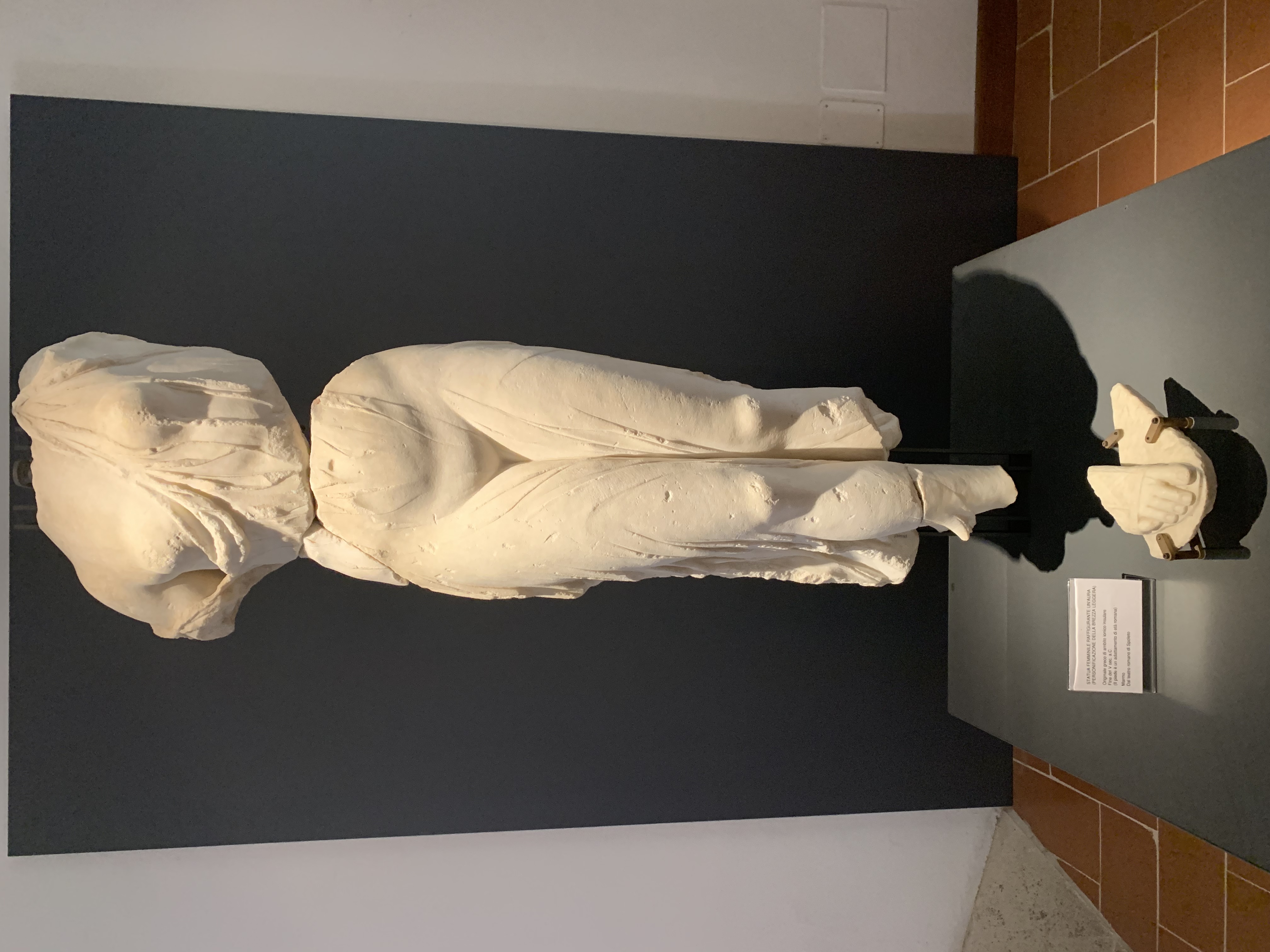 Statuary that was brought from Rome to decorate the local “teatro”