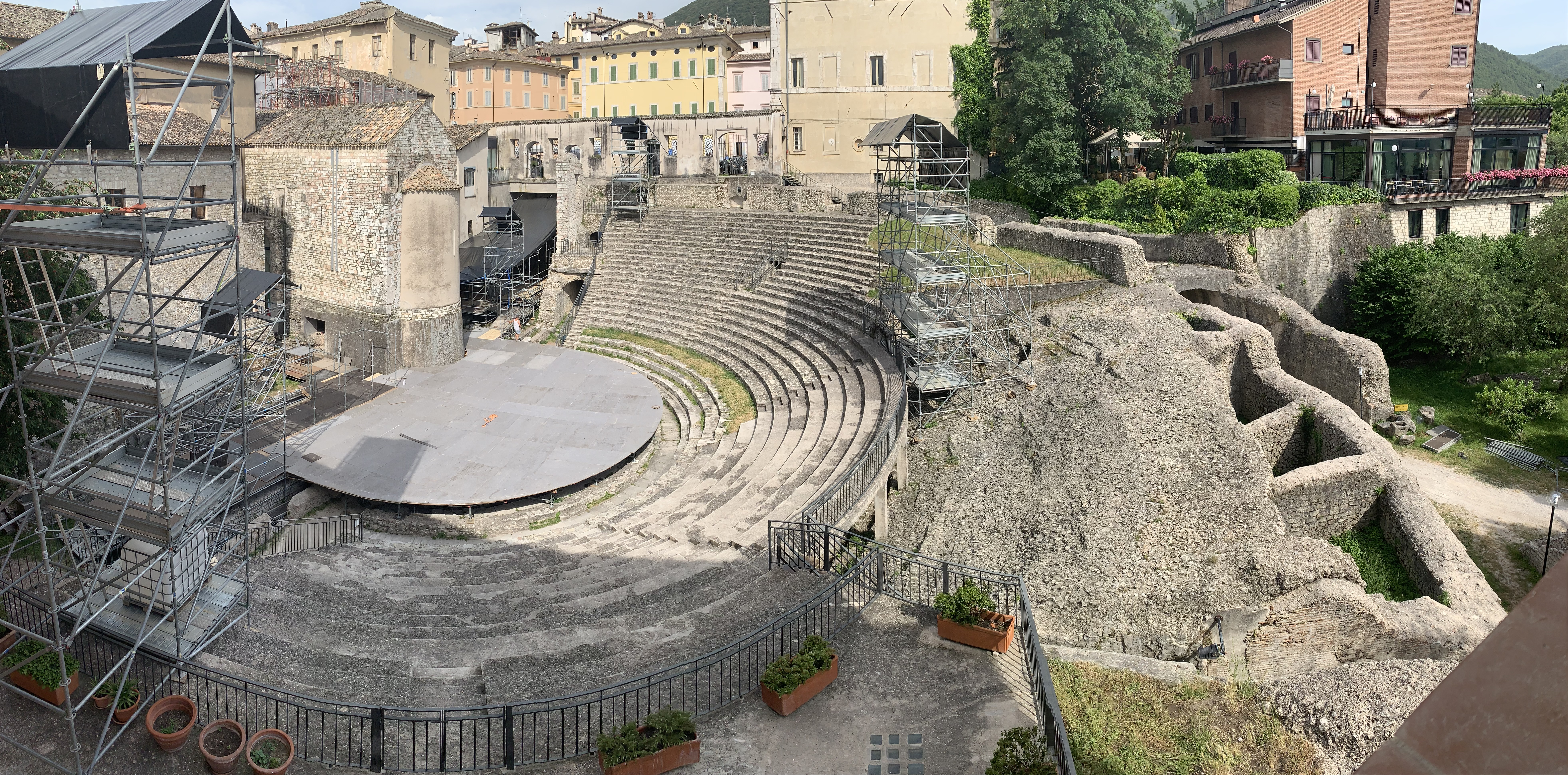 The Roman Teatro in Spoleto