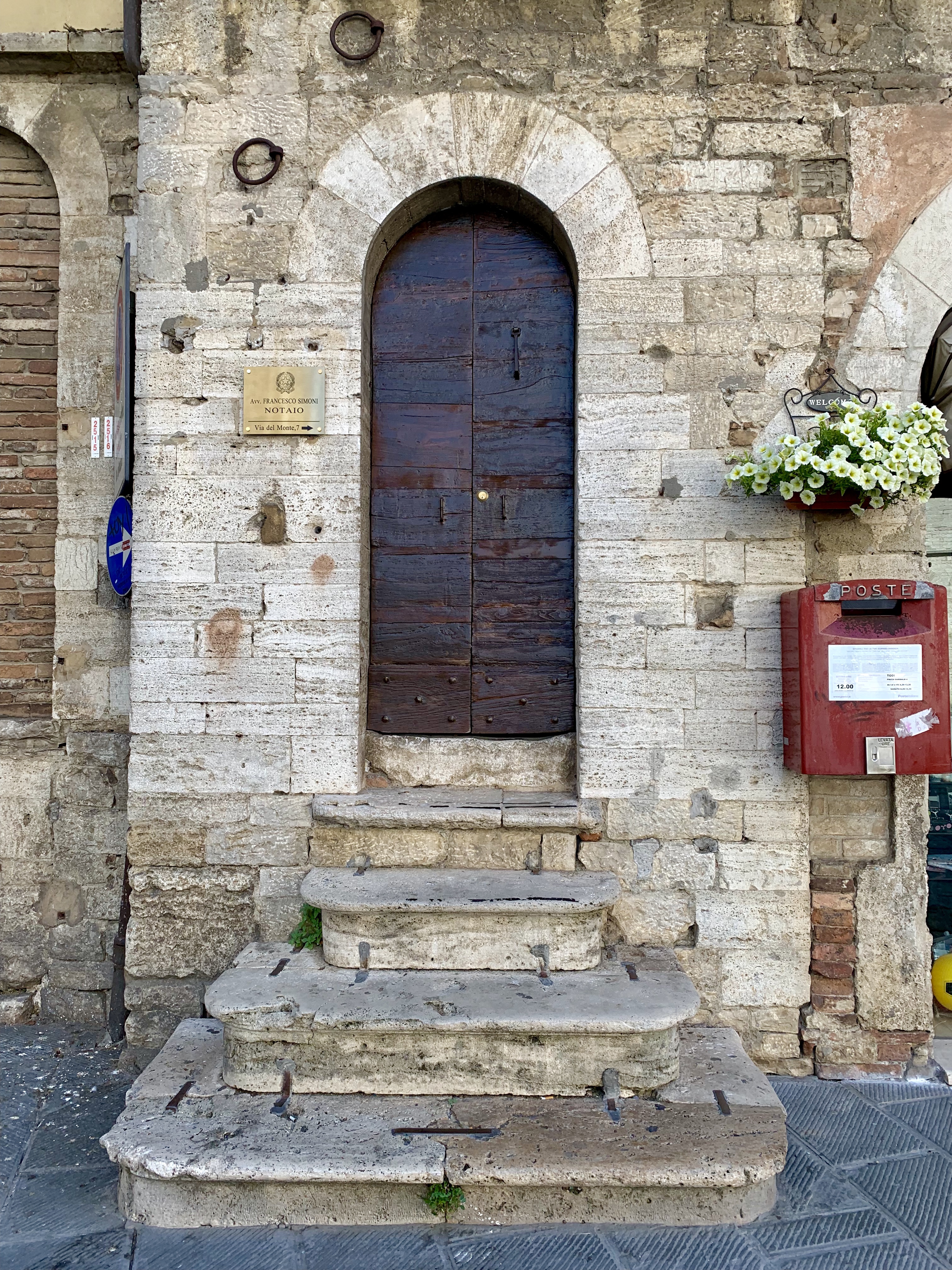 Ancient door above even older stairs?