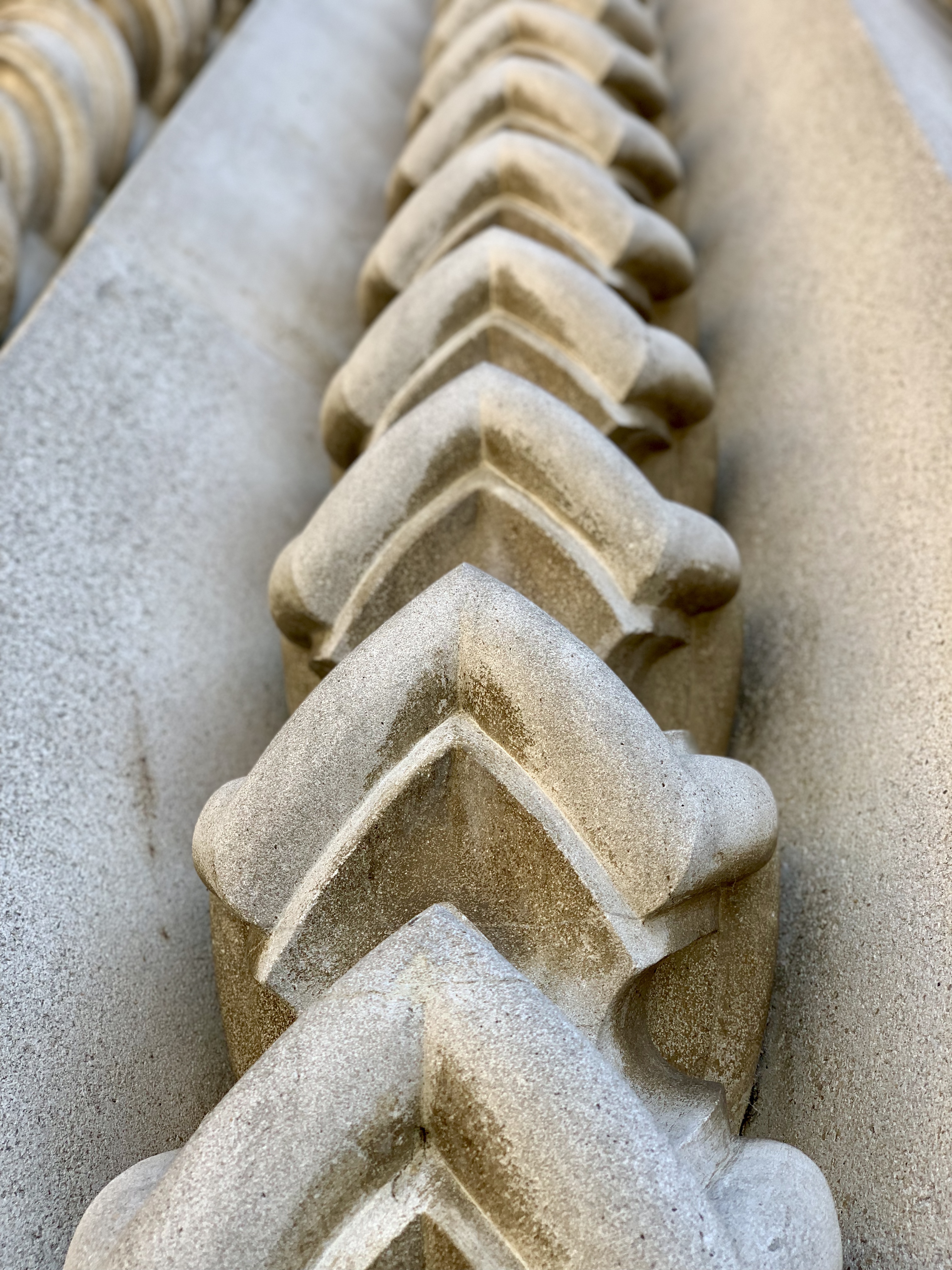 Detail of carving of church columns