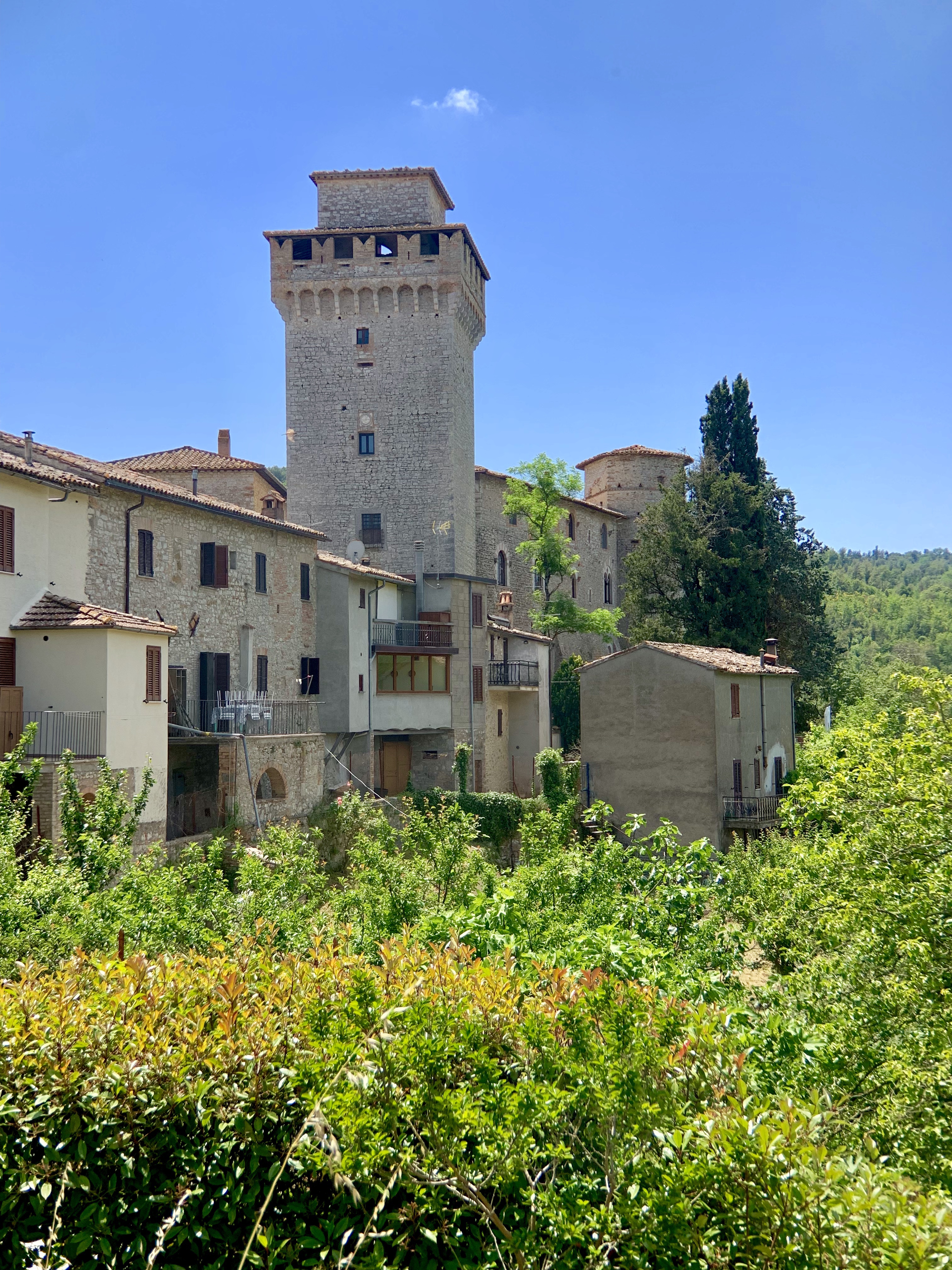 Old tower and buildings