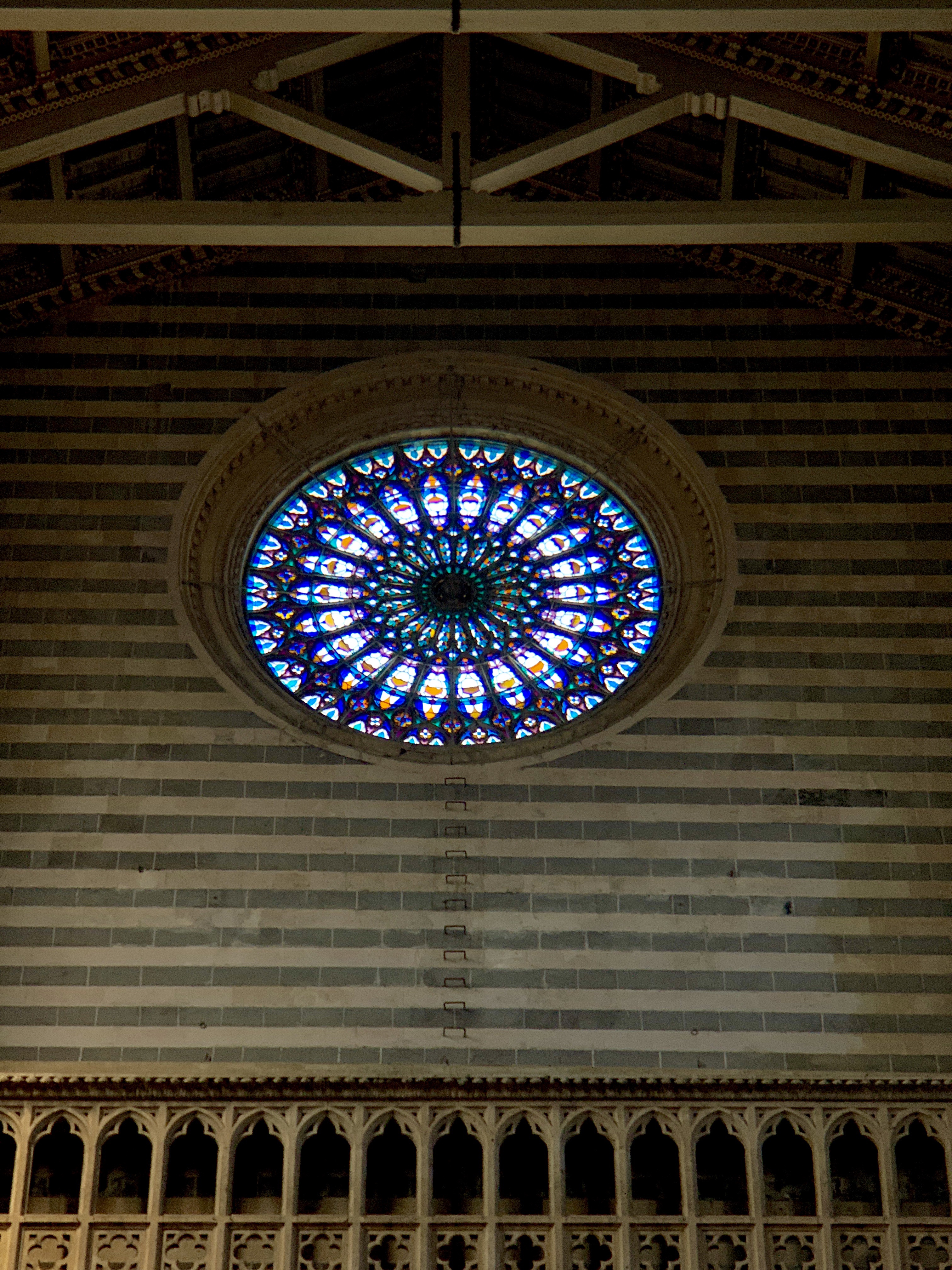 Orvieto cathedral’s rose window