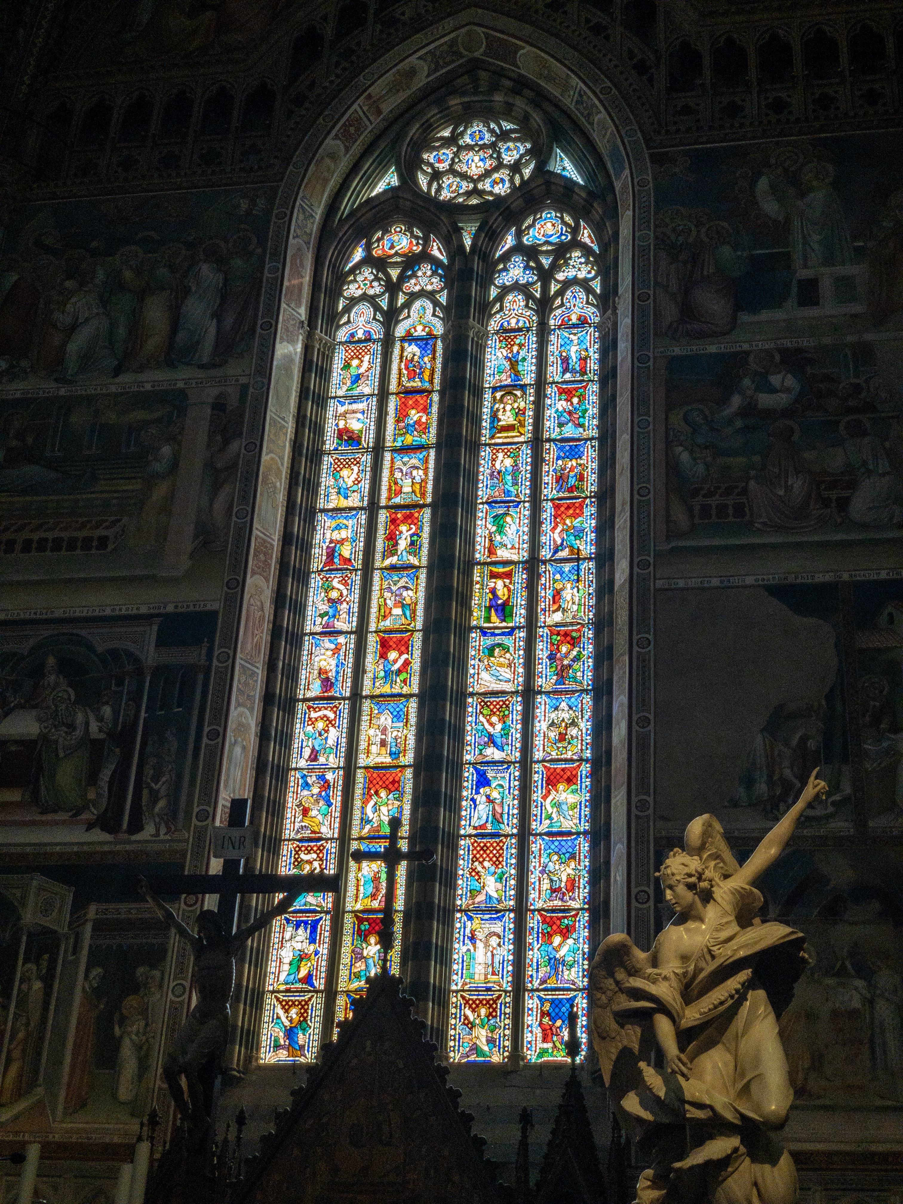 Dazzling stained glass